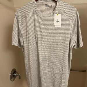 Taac Men's Gray Striped Shirt